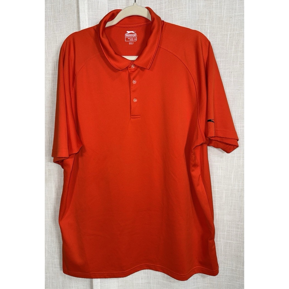 Slazenger Men's XXL 2X Golf Tech Performance Short Sleeve Polo Shirt Lot of 3 - Picture 2 of 15